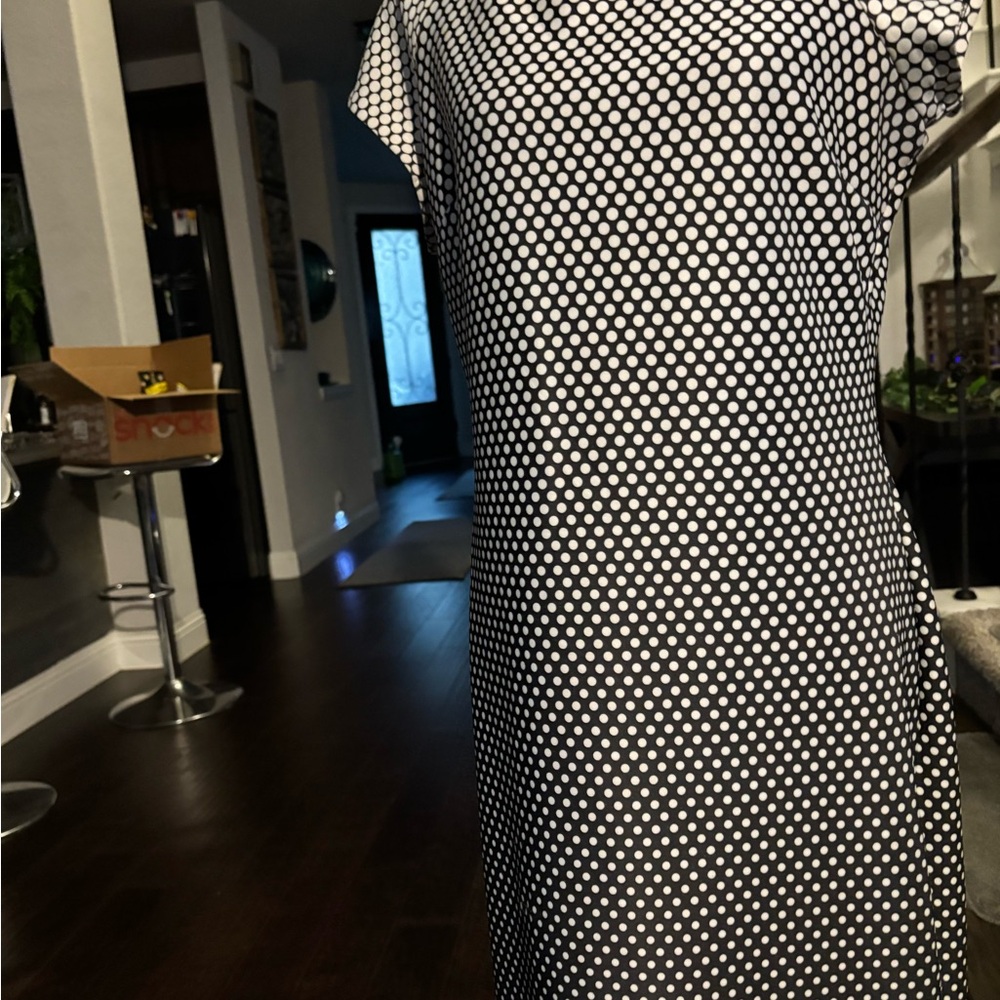 Ice Black and White Polka Dot Mini Dress